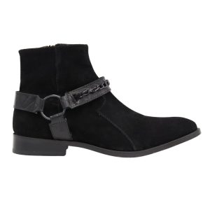 Botín 3095 Gamuza Negro